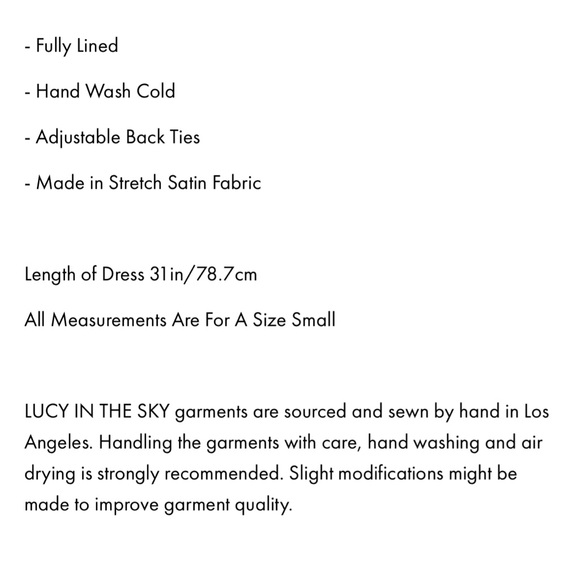 lucy in the sky xs dresses - Picture 6 of 6